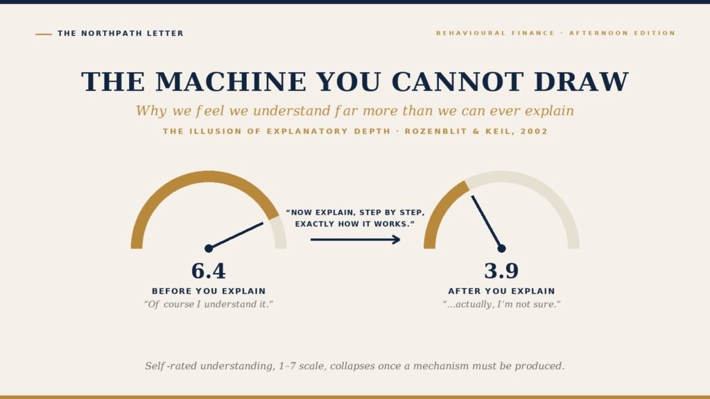 The Machine You Cannot Draw: The Illusion of Explanatory Depth 9 cover illusion of explanatory depth