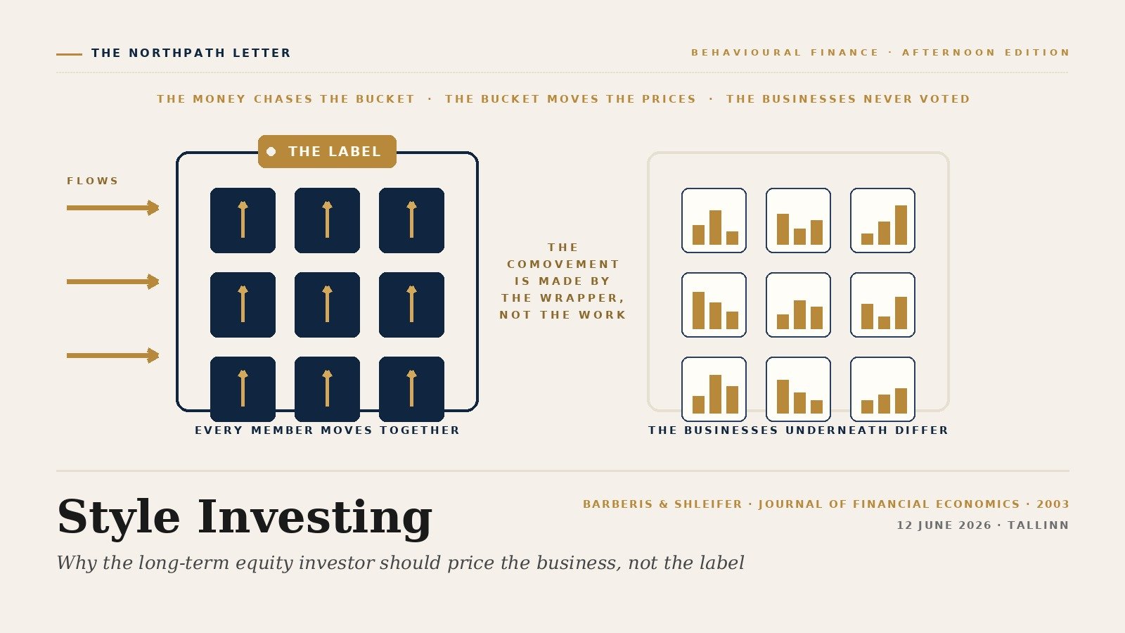 Style Investing: Barberis and Shleifer's 2003 Model of Category Thinking, and Why the Long-Term Equity Investor Should Price the Business, Not the Label 1 cover style investing barberis shleifer 2003